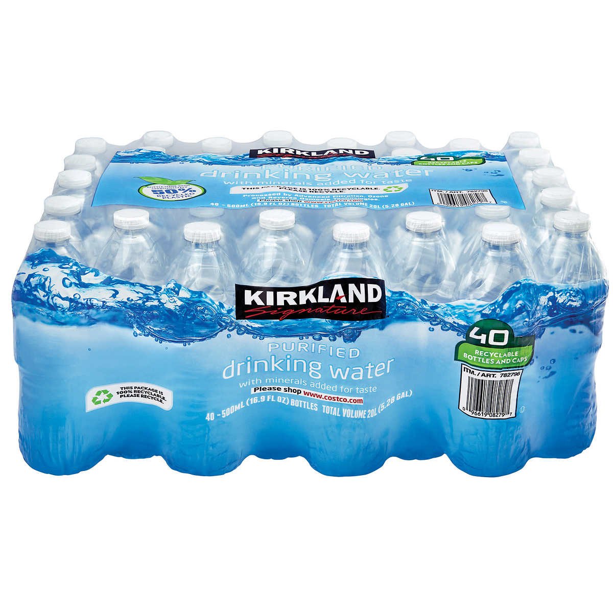 KIRKLAND AGUA 1X40UND