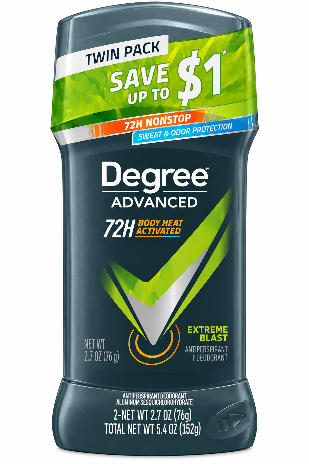 DESODORANT DEGREE XTREME BLAST