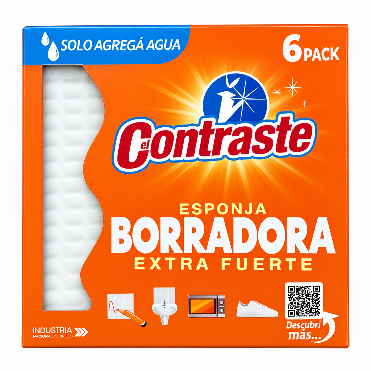 CONTRASTE ESPONJA BORRADORA
