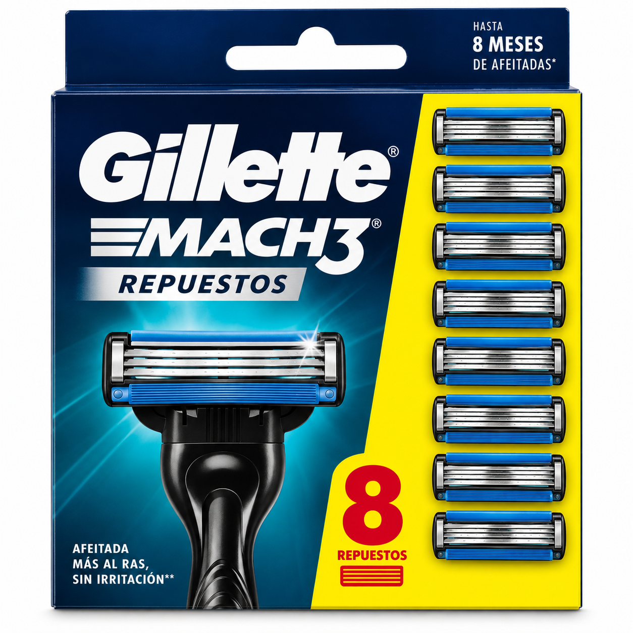 GILLETE REPUST MACH3 8 UND
