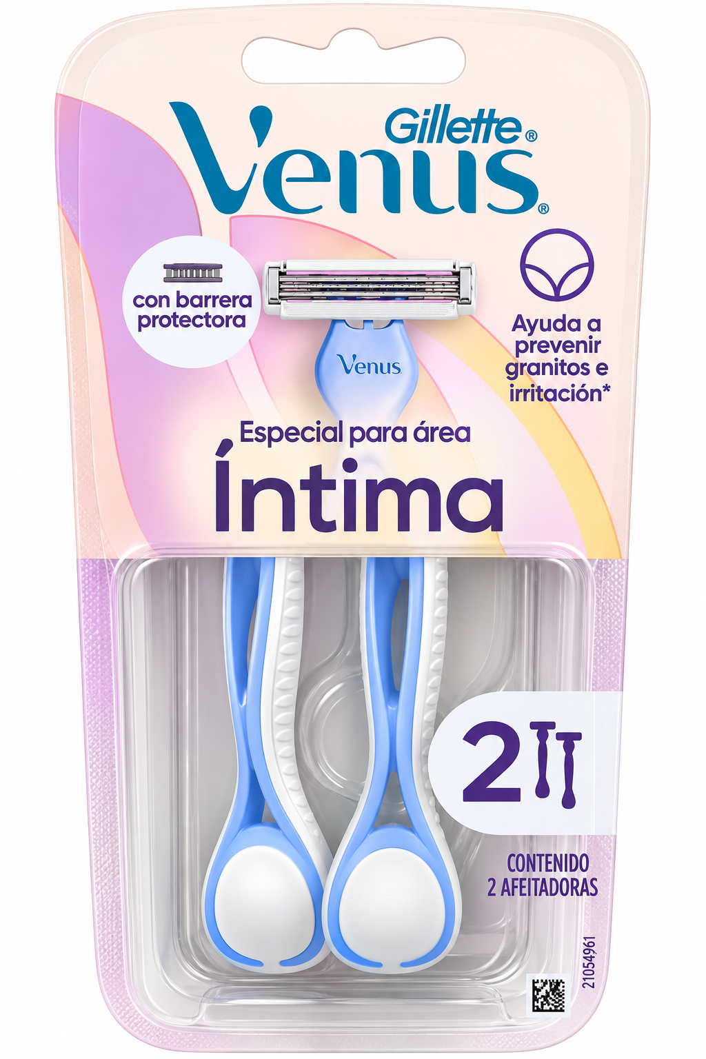 GILLETTE VENUS INTIMA 2U.
