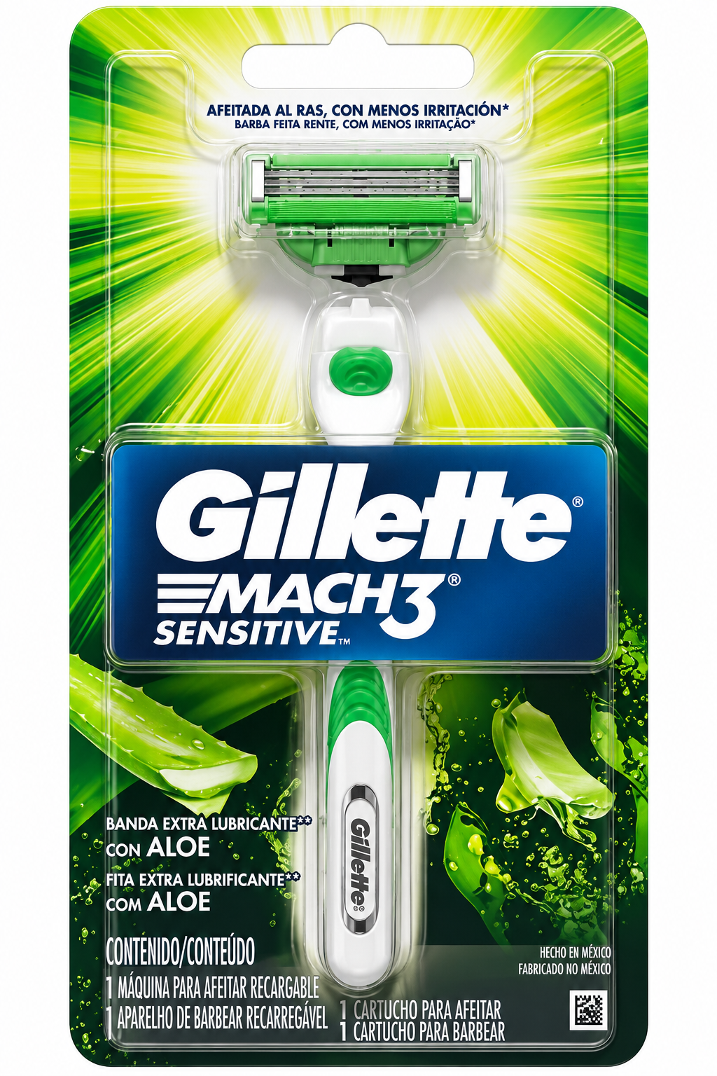 GILLETE MACH3 SENSITIVE MAQ+CA
