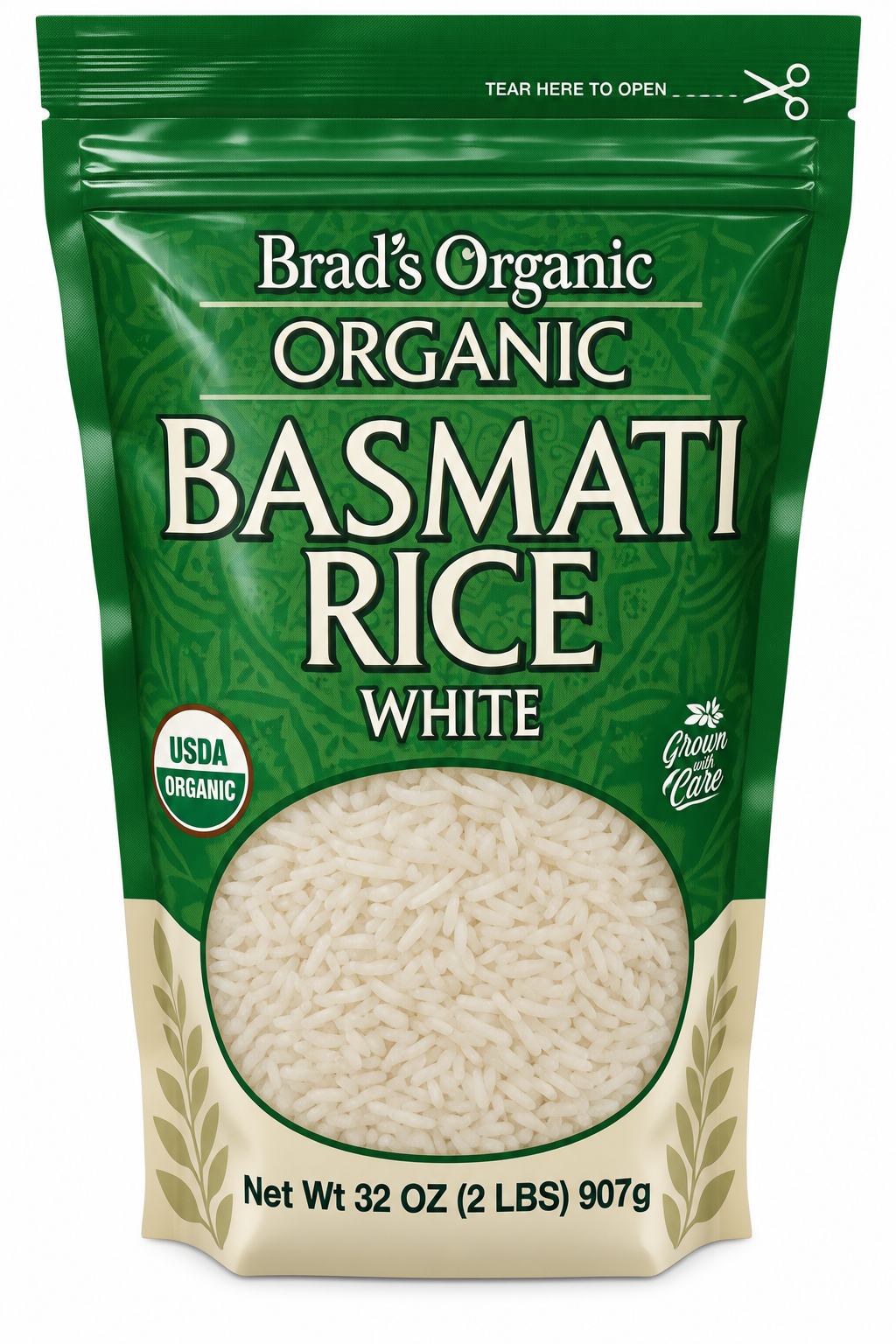 BRADS ORG ARROZ WHIT BASMATIC