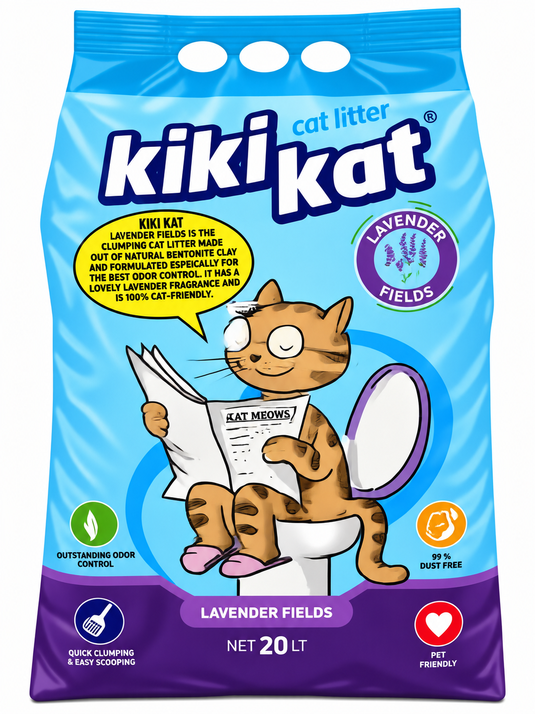 ARENA KIKIKAT LAVENDER 20 LBS