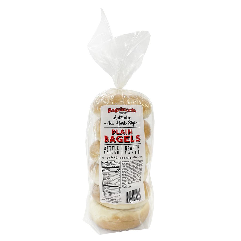 PAN BAGEL TRADICIONAL ARTESANAL SIMPLE 6 UND