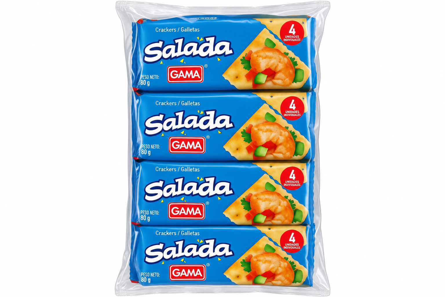 GAMA GALLETAS SALADAS 8 UNIDADES / 24 G