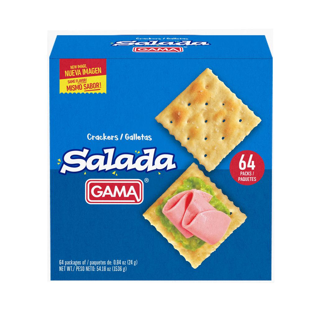 GAMA GALLETAS SALADAS 64 UNIDADES / 24 G