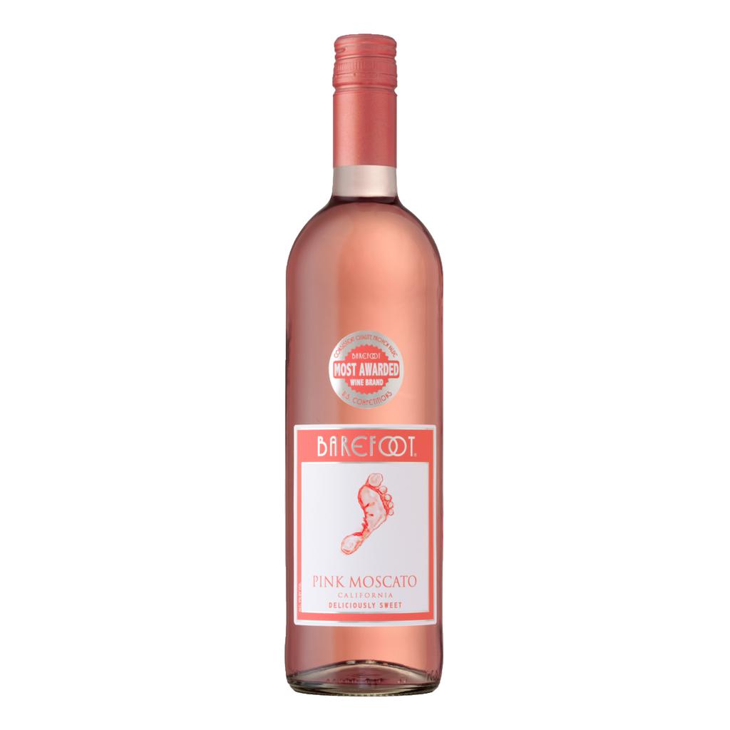 BAREFOOT PINK MOSCATO 750ML