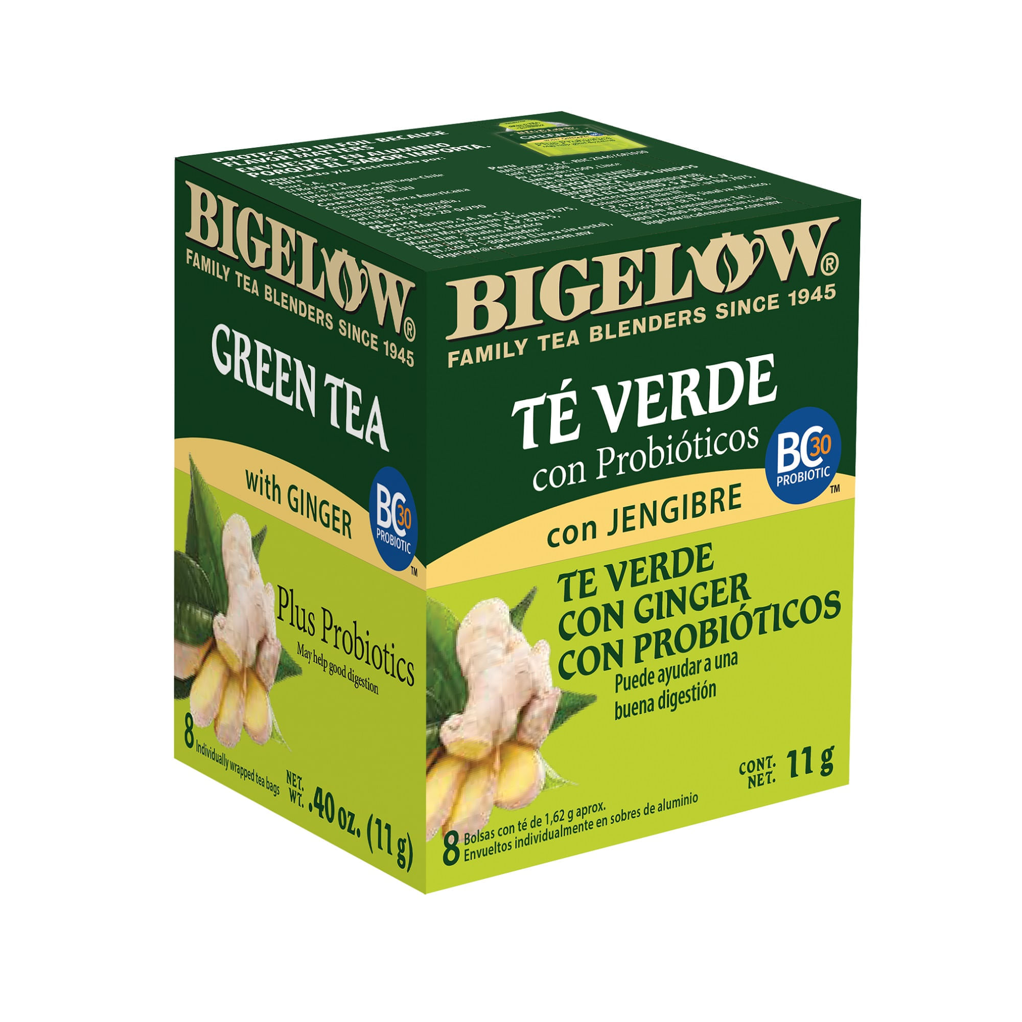 BIGELOW GREEN TEA C/GINGER