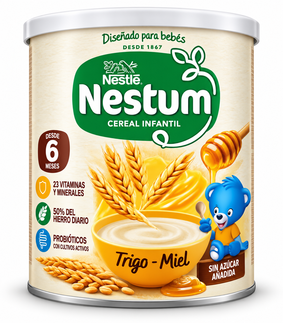 CEREAL NESTUM TRIGO/ MIEL imagen 2