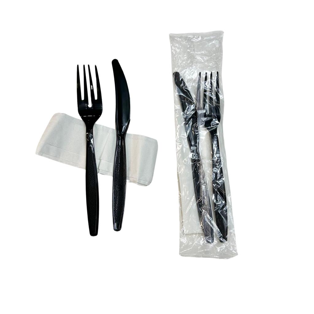 COMBO TENEDOR/CUCHI/NEGRO