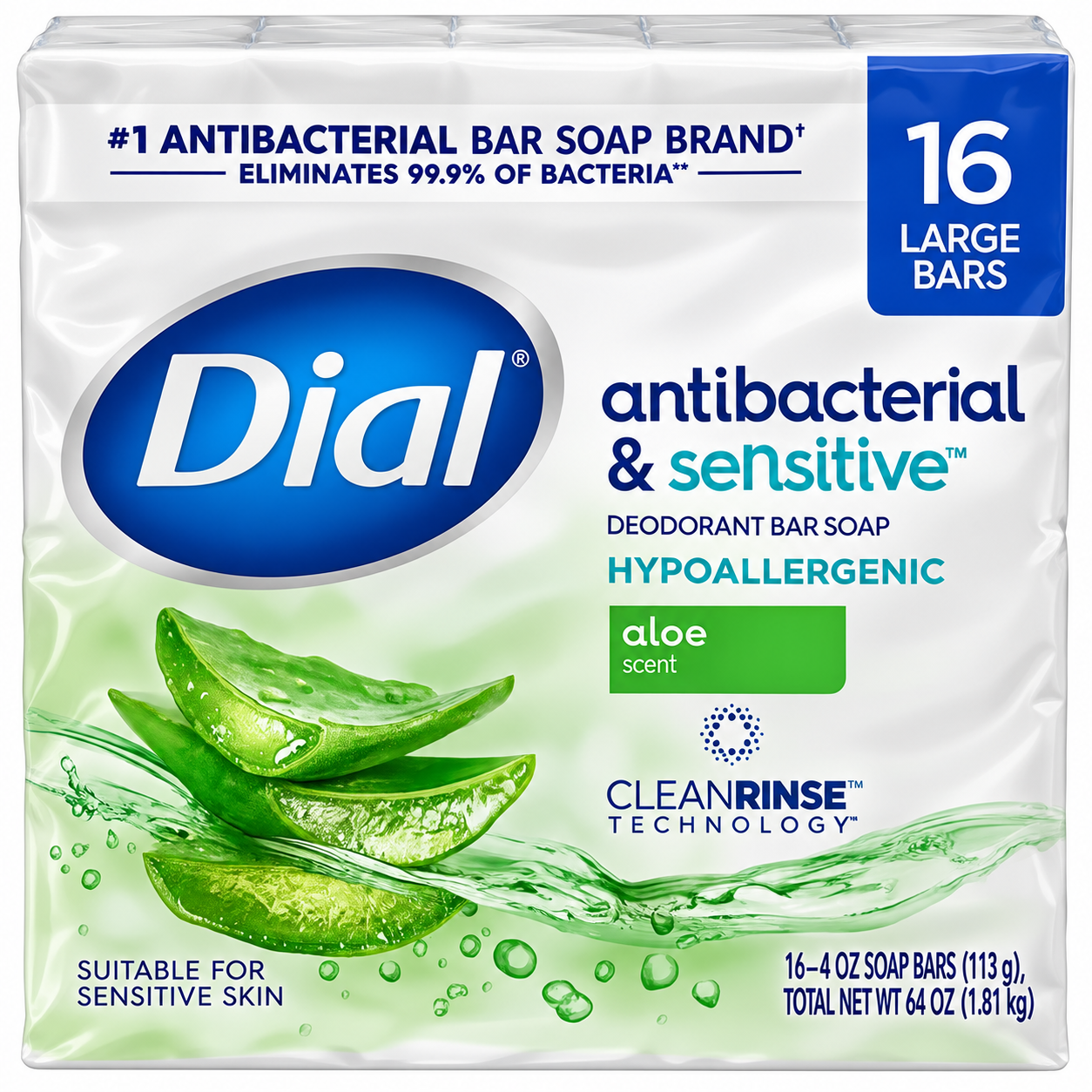 DIAL ANTIBACTERIAL JAVON/ CUER