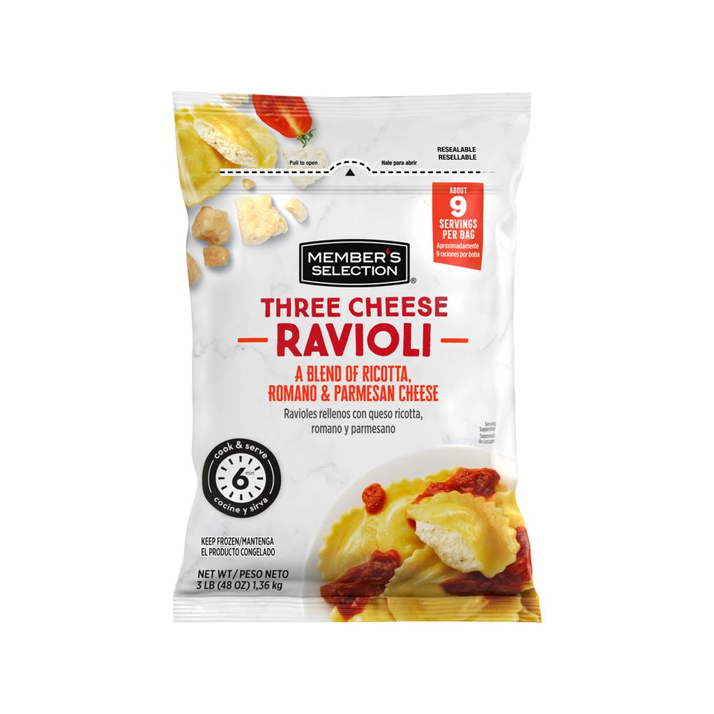 MEMBER SELECTION  RAVIOLIS D/QUESO 3LB