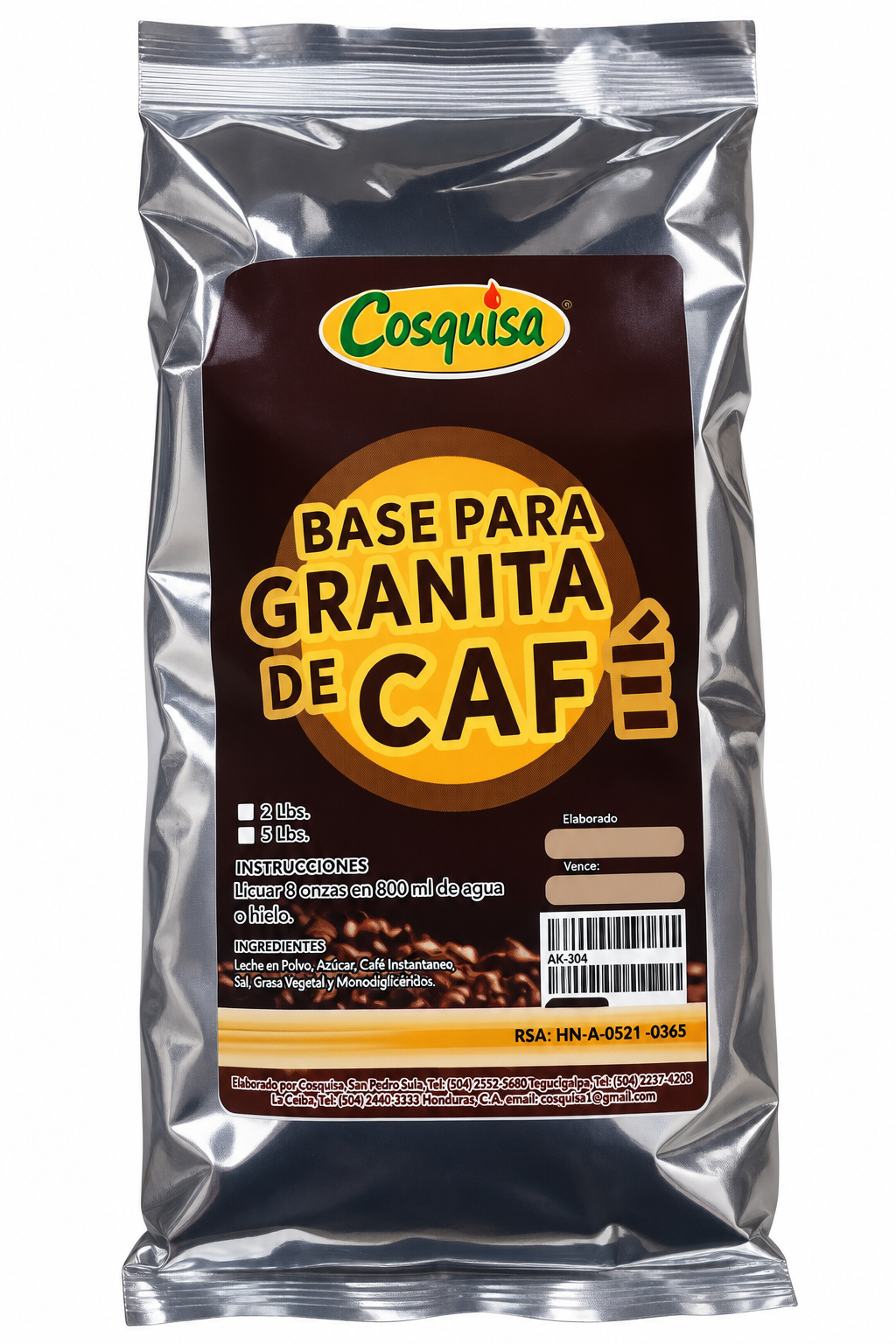 BASE GRANITA CAFE 2LBS