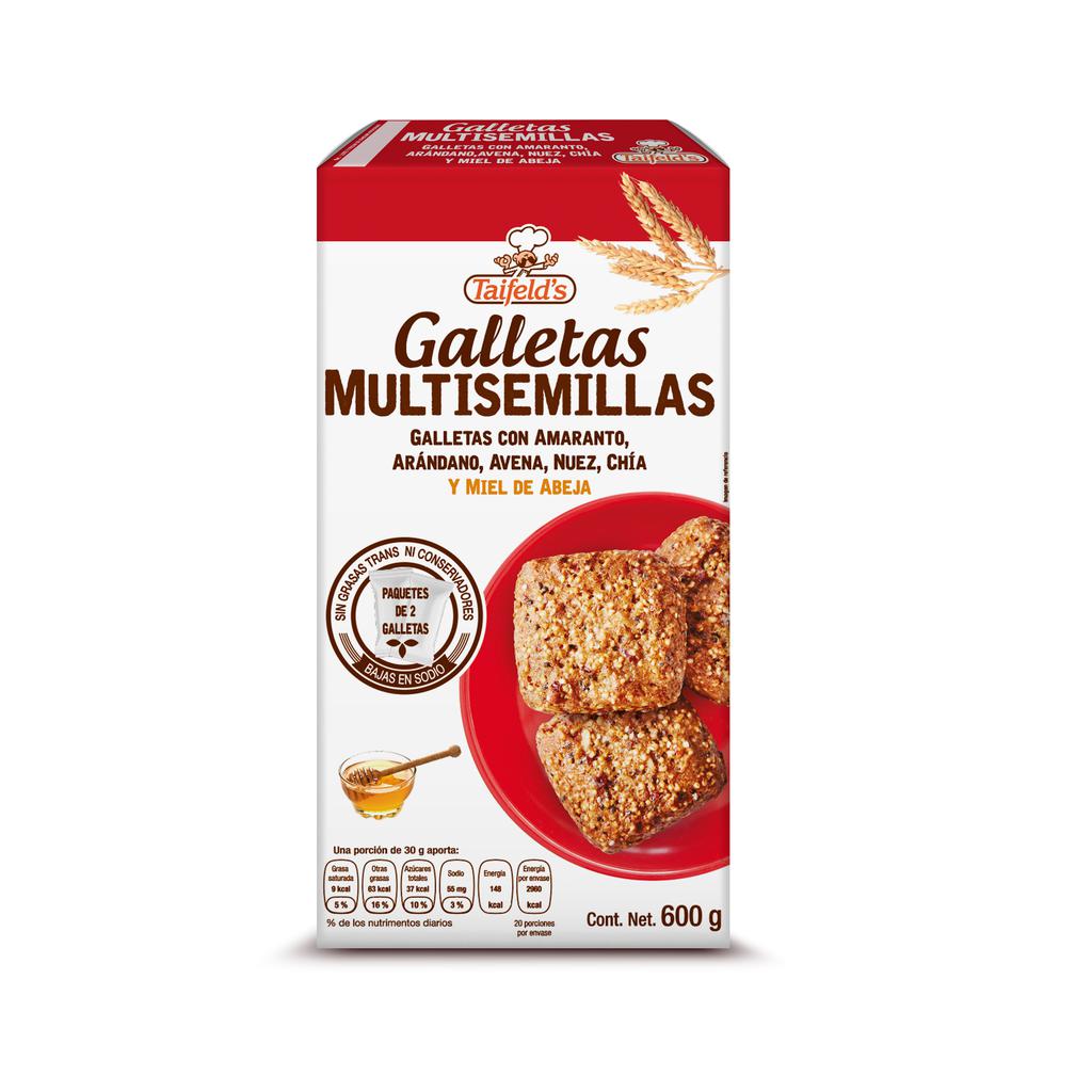 TAIFIELDS GALLETAS MULTISEMILLAS 600G