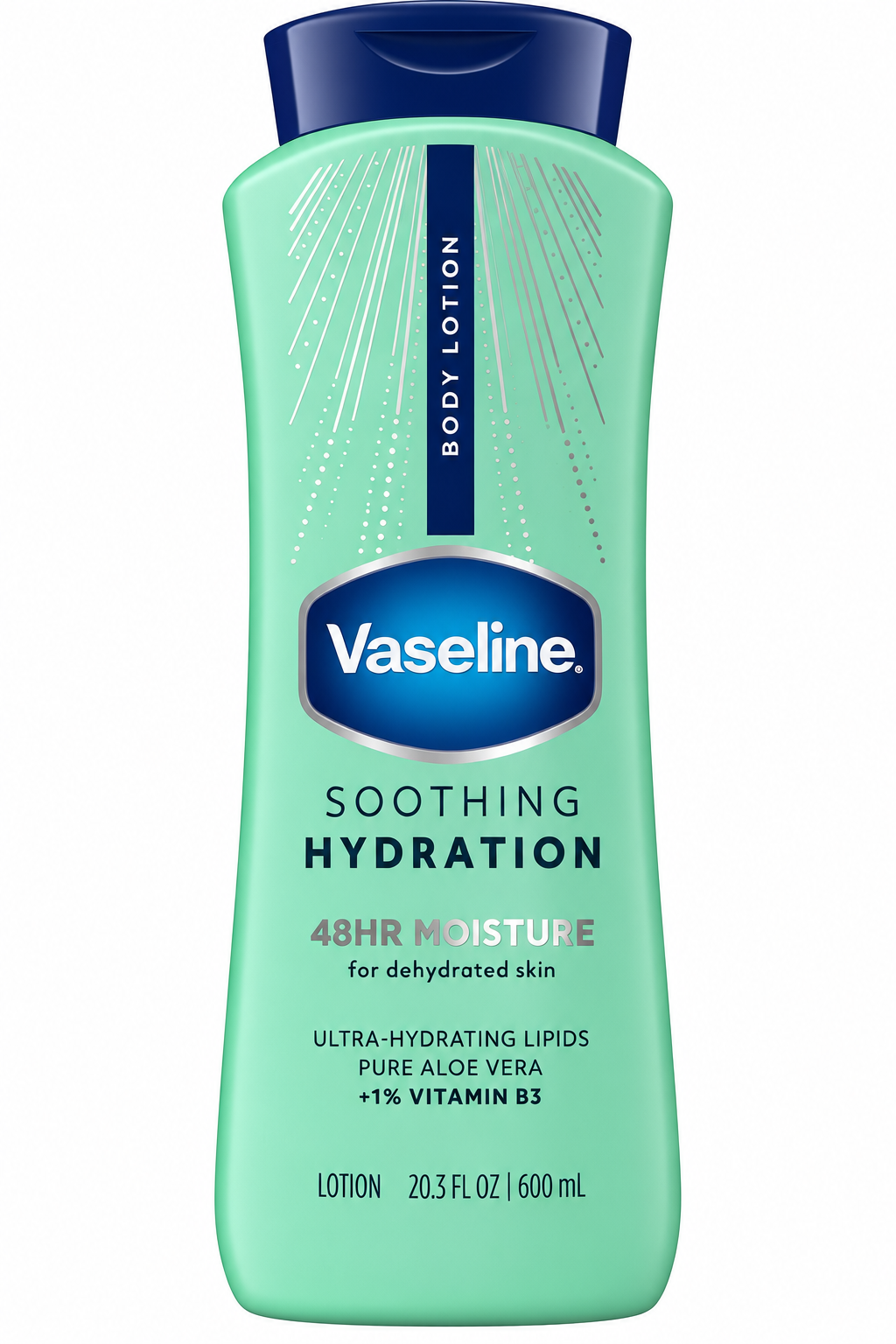 VASELINE BODYLOTION SOOTHING HIDRATACION 48 HR 600ml