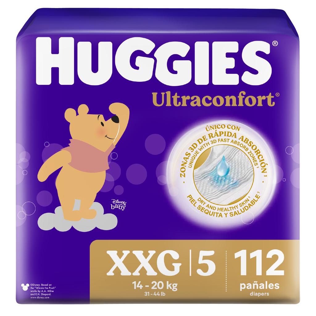 HUGGIES PAÑALES ULTRA CONFORT XXG/5