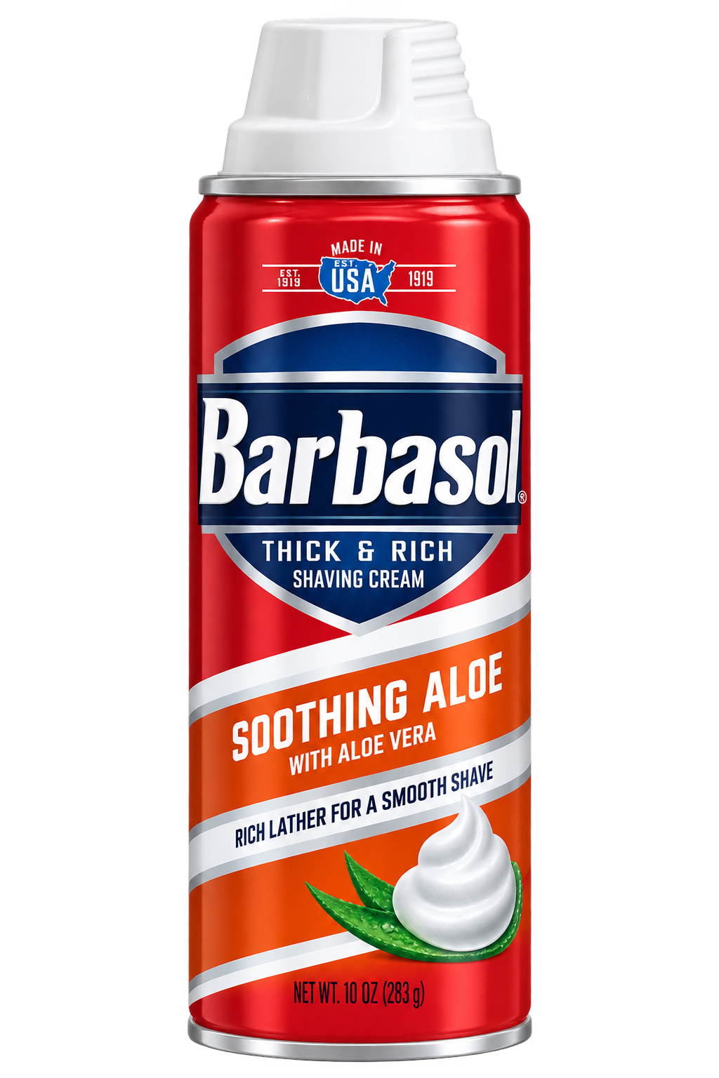 BARBASOL CREAM SHAVING ALOE
