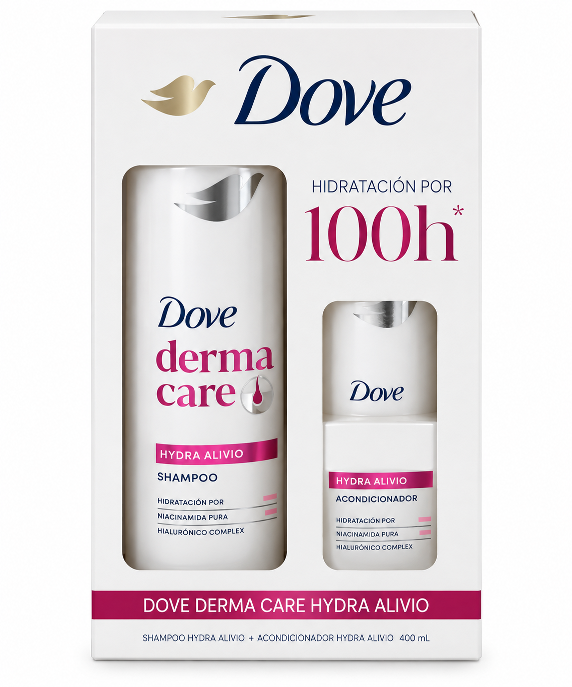 DOVE DERMA CARE HYDRA ALIVIO KIT SHAMPO