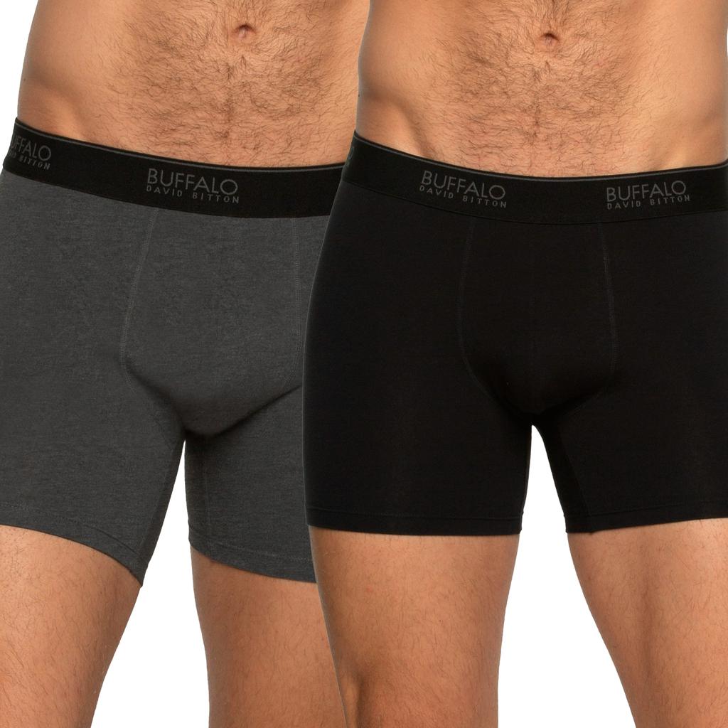 BUFFALO BOXER BRIEF STRETCH PARA HOMBRE 4 UNIDADES