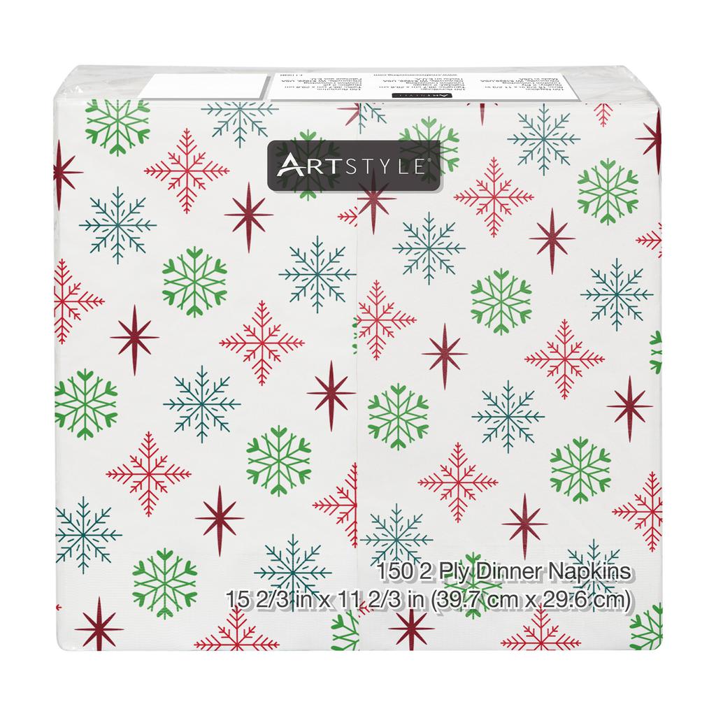 ARTSTYLE SERVILLETAS CUADRADAS NAVIDEÑAS
