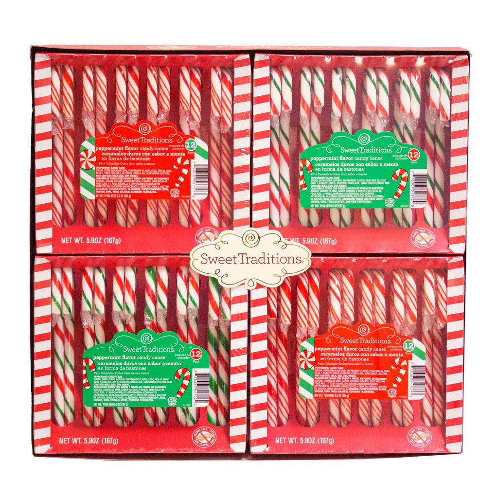 SWEET TRADITIONS BASTONES DE CARAMELO 4 UNIDADES / 167 G